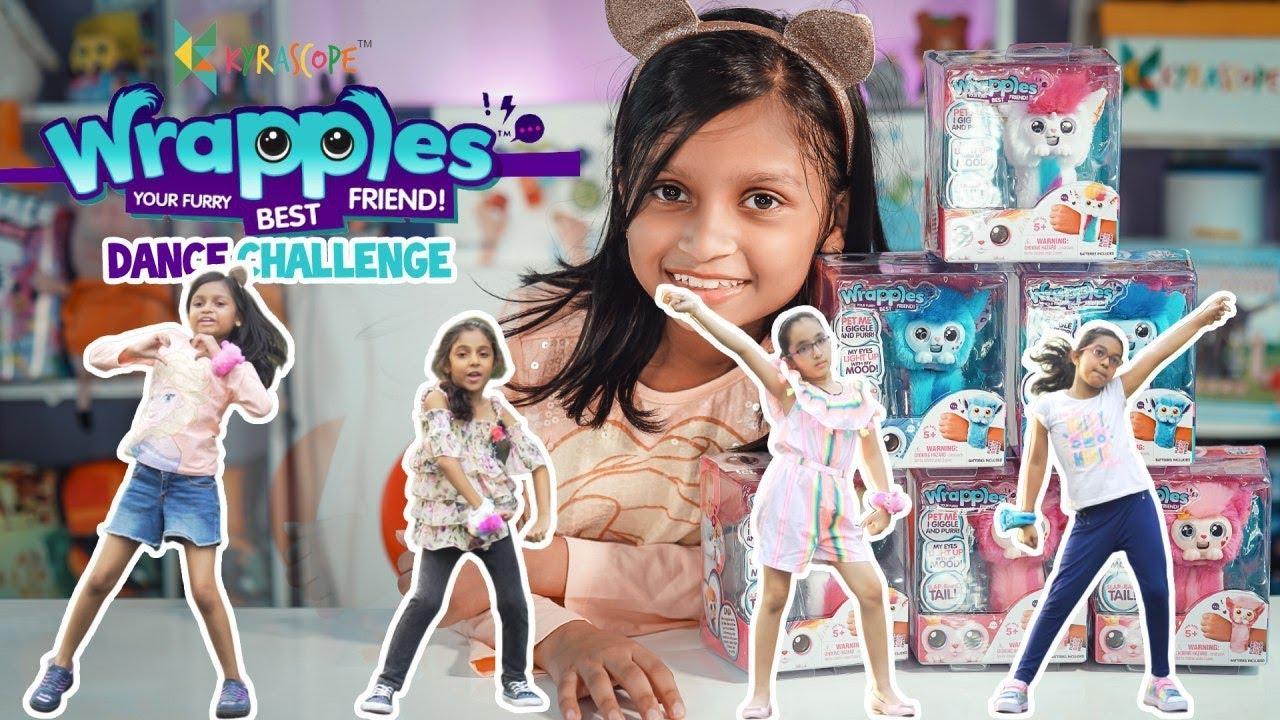 Kyrascope Kids Dance Challenge with Wrapples the Interactive Friends # ...
